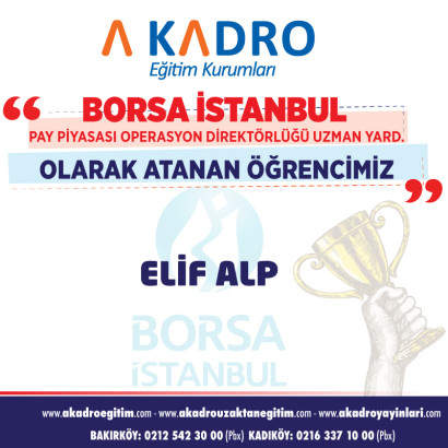  BORSA UZMAN YARDIMCILIĞI