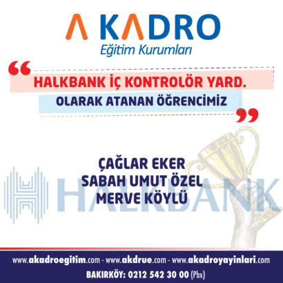 HALKBANK İÇ KONTROLÖR YARDIMCILIĞI