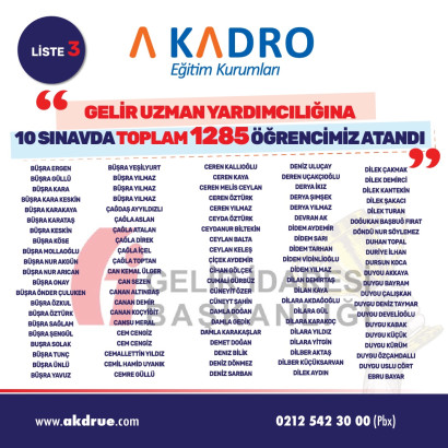 GELİR UZMAN YARDIMCILIGI 3