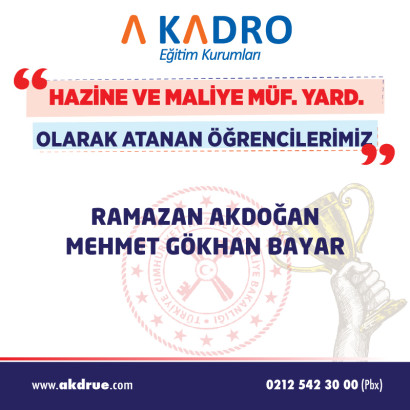  HAZİNE MALİYE MÜFETTİŞ YARDIMCILIĞI