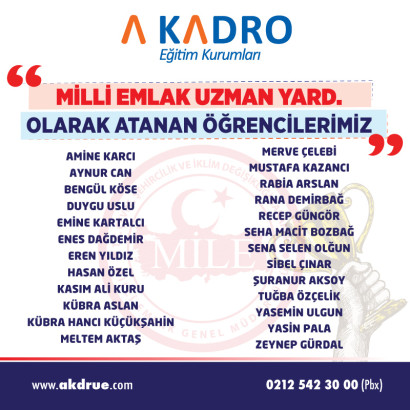 milli emlak uzman yard