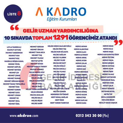 GELİR UZMAN YARDIMCILIGI 8