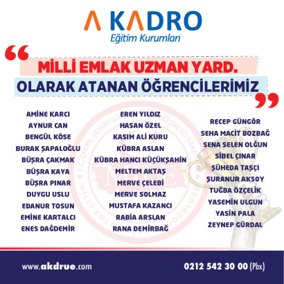 milli emlak uzman yard
