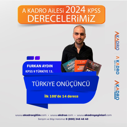 2024 TÜRKİYE ONÜÇÜNCÜSÜ