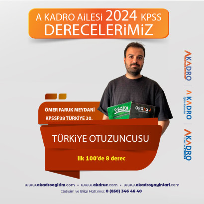 2024 TÜRKİYE OTUZUNCUSU