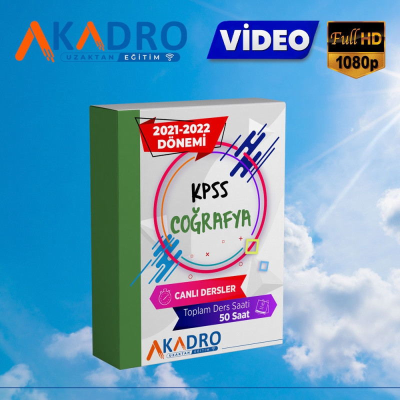2022 KPSS Coğrafya Video Eğitim Paketi