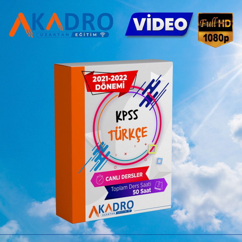 2022 KPSS Türkçe Video Eğitim Paketi