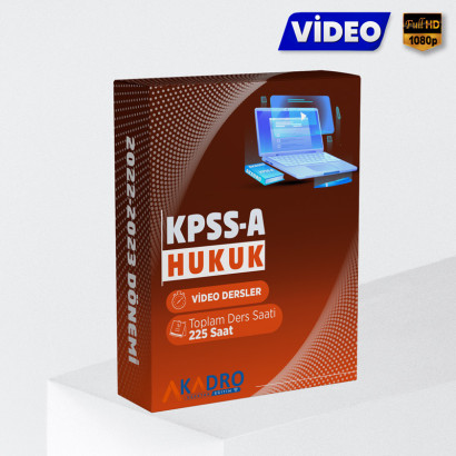 2023 KPSS Hukuk Video Eğitim Paketi
