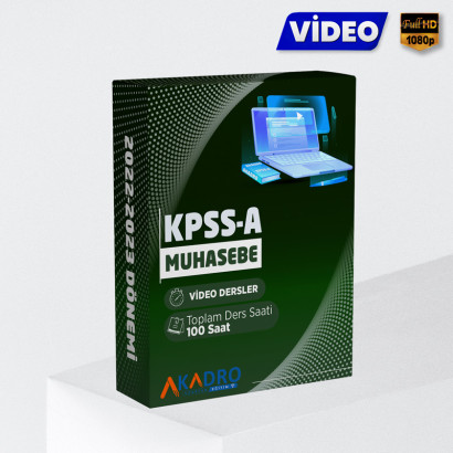 2023 KPSS Muhasebe Video Eğitim Paketi