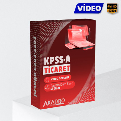 2023 KPSS Ticaret Hukuku Video Eğitim Paketi