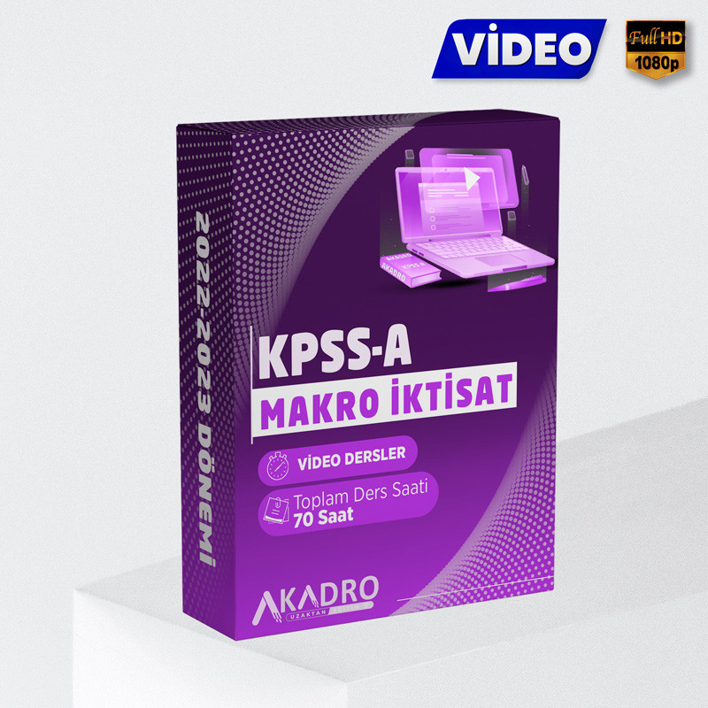 2023 KPSS Makro İktisat Video Eğitim Paketi