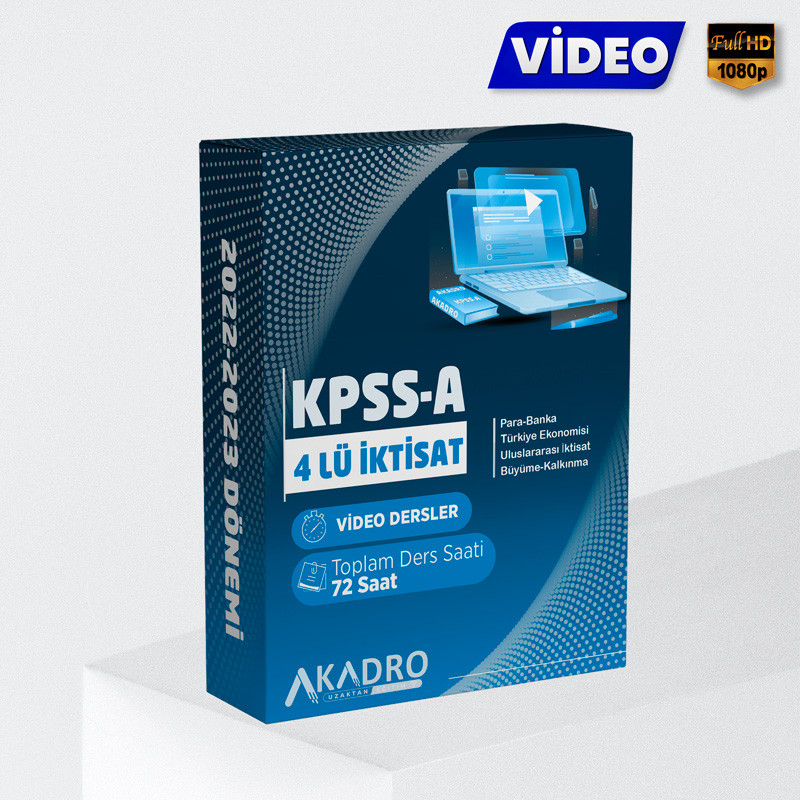 2023 KPSS 5li İktisat Video Eğitim Paketi