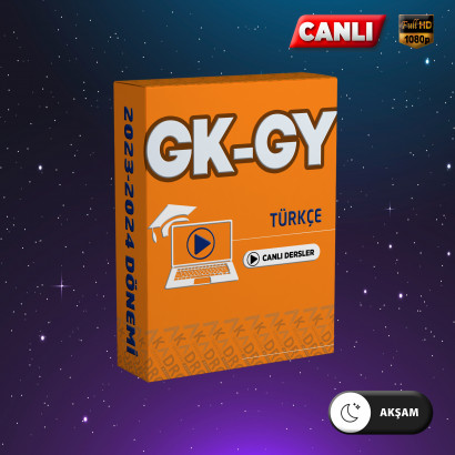 2024 KPSS GK/GY Türkçe Canlı Eğitim Paketi