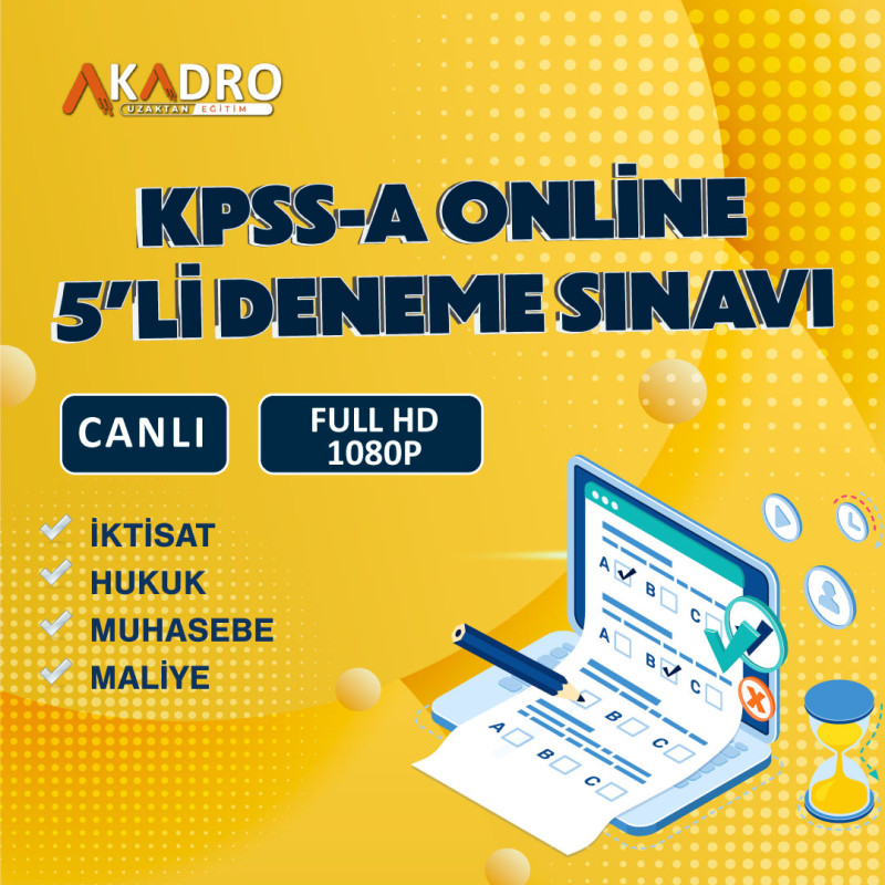 KPSS Online 5 li Deneme