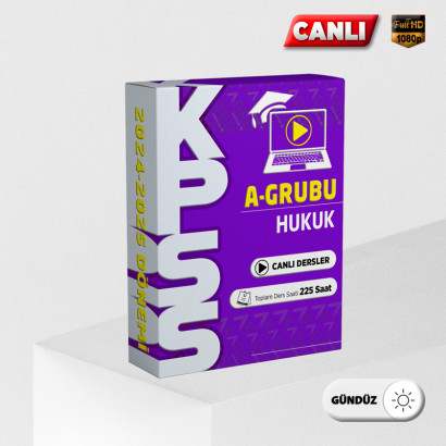 2025 KPSS Hukuk Canlı Eğitim Paketi Gündüz