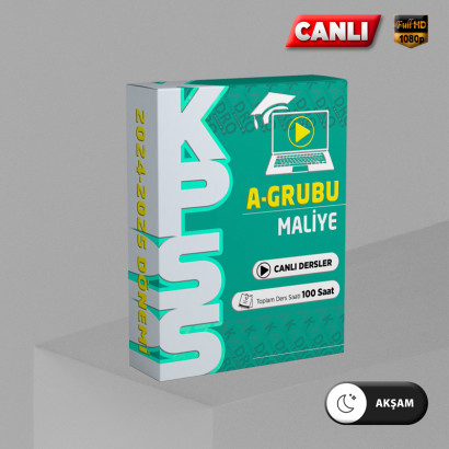 2025 KPSS Maliye Canlı Eğitim Paketi Akşam