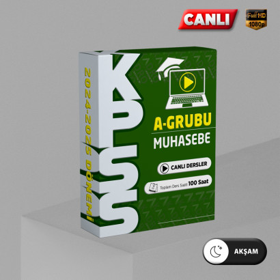 2025 KPSS Muhasebe Canlı Eğitim Paketi Akşam