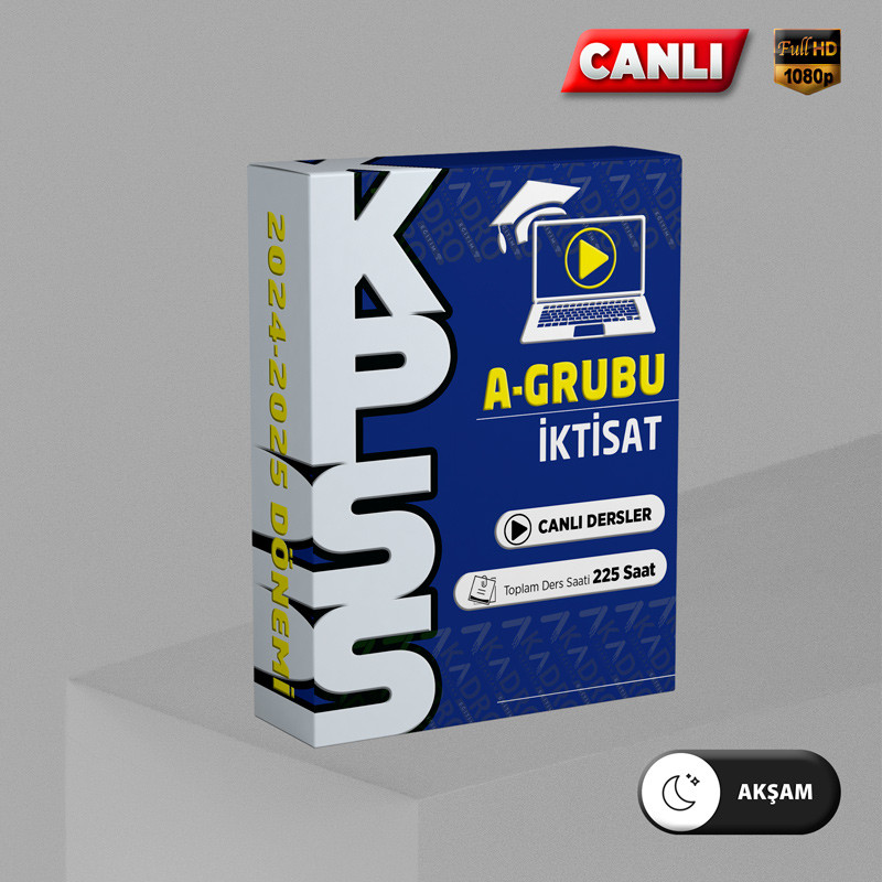 2025 KPSS İktisat Canlı Eğitim Paketi Akşam
