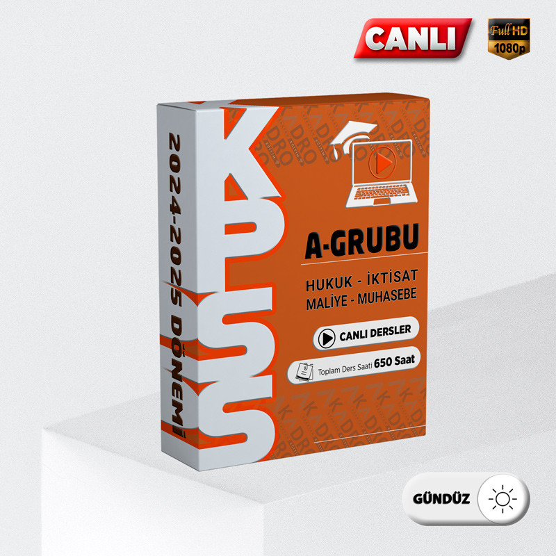 2025 KPSS 4 Ders Alan Canlı Eğitim Paketi Gündüz