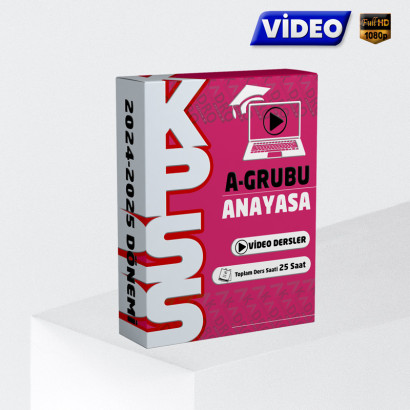2025 KPSS Anayasa Hukuku Video Eğitim Paketi