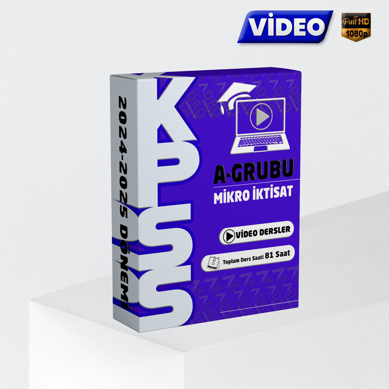 2025 KPSS Mikro İktisat Video Eğitim Paketi
