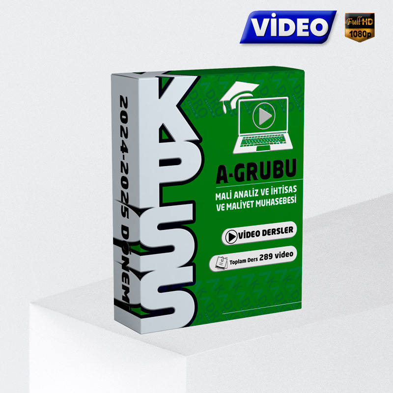 2025 KPSS Mali Analiz - İhtisas ve Maliyet Muhasebesi Video Eğitim Paketi