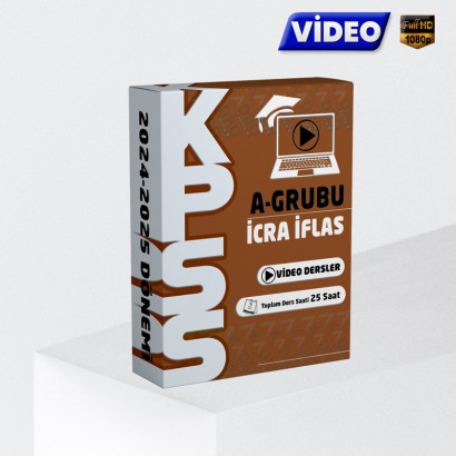 2025 KPSS İcra İflas Hukuku Video Eğitim Paketi