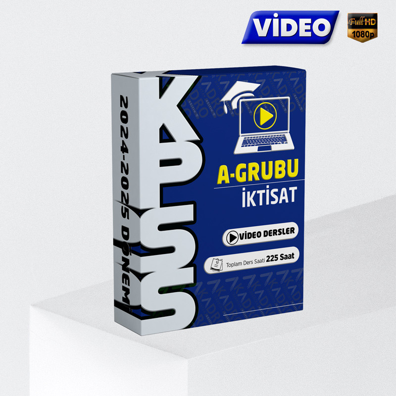 2025 KPSS İktisat Video Eğitim Paketi