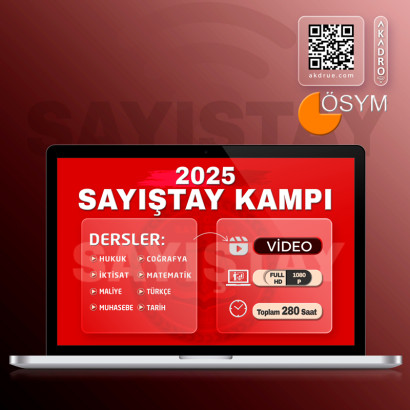 2025 Sayıştay Denetçi Yardımcılığı Sınavına Hazırlık Kampı