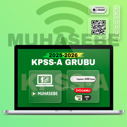 2026 KPSS Muhasebe Canlı Eğitim Paketi Gündüz