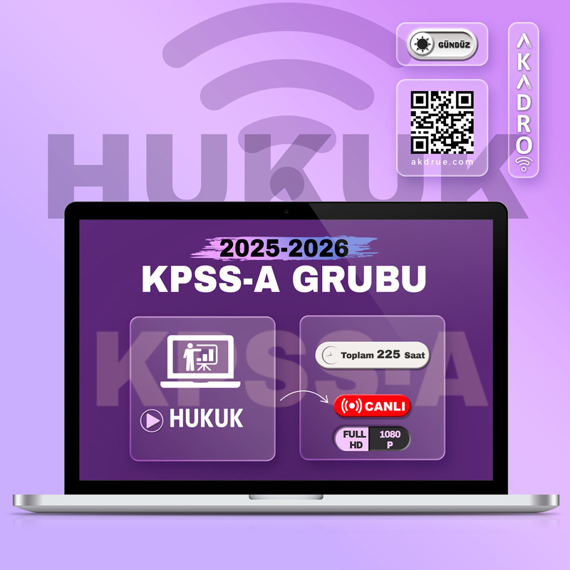 2026 KPSS Hukuk Canlı Eğitim Paketi Gündüz