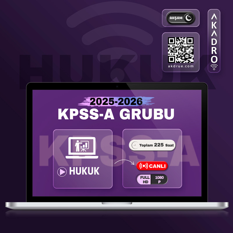 2026 KPSS Hukuk Canlı Eğitim Paketi Akşam