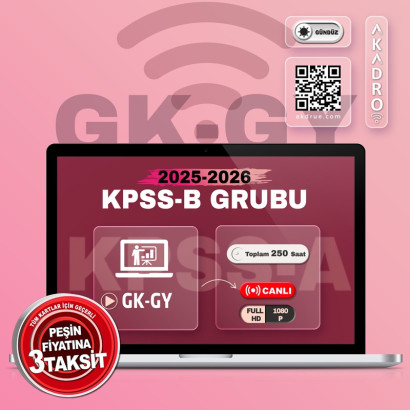 2026 KPSS GK/GY Canlı Eğitim Paketi