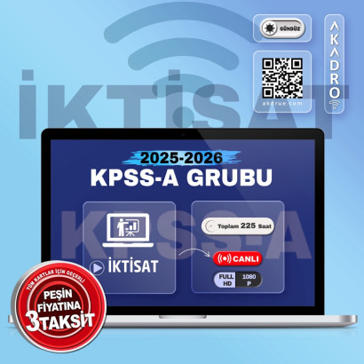 2026 KPSS İktisat Canlı Eğitim Paketi Gündüz