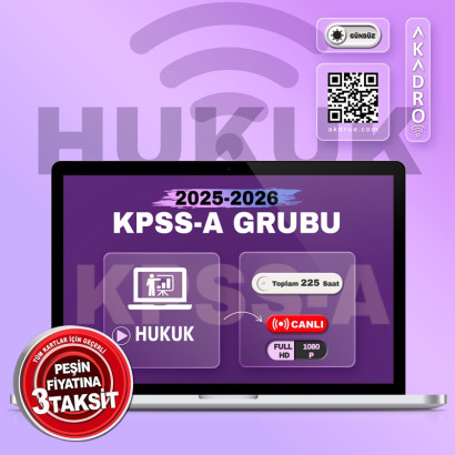 2026 KPSS Hukuk Canlı Eğitim Paketi Gündüz