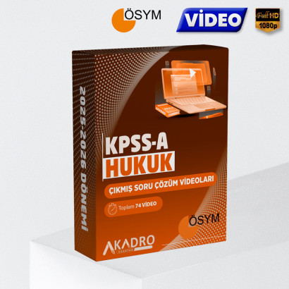 2026 Hukuk ÖSYM Soru Çözüm Video Kampı
