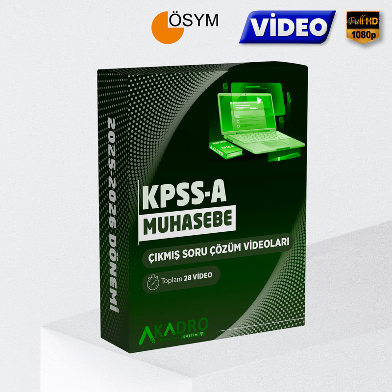 2026 Muhasebe ÖSYM Soru Çözüm Video Kampı