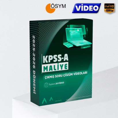 2026 Maliye ÖSYM Soru Çözüm Video Kampı