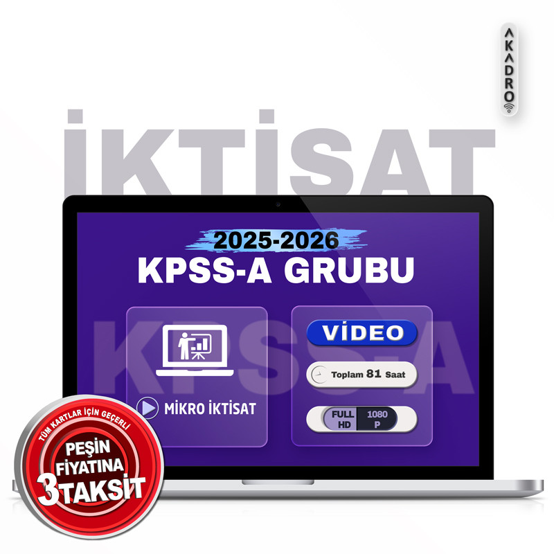 2026 KPSS Mikro İktisat Video Eğitim Paketi