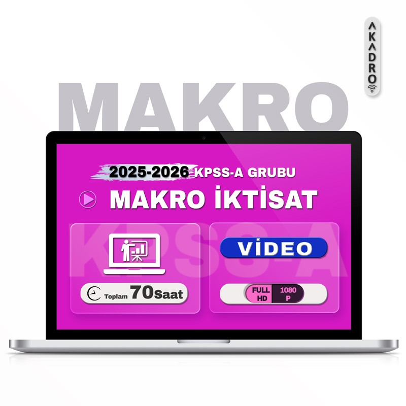 2026 KPSS Makro İktisat Video Eğitim Paketi