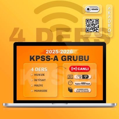 2026 KPSS 4 Ders Alan Canlı Eğitim Paketi Gündüz