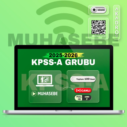 2026 KPSS Muhasebe Canlı Eğitim Paketi Gündüz