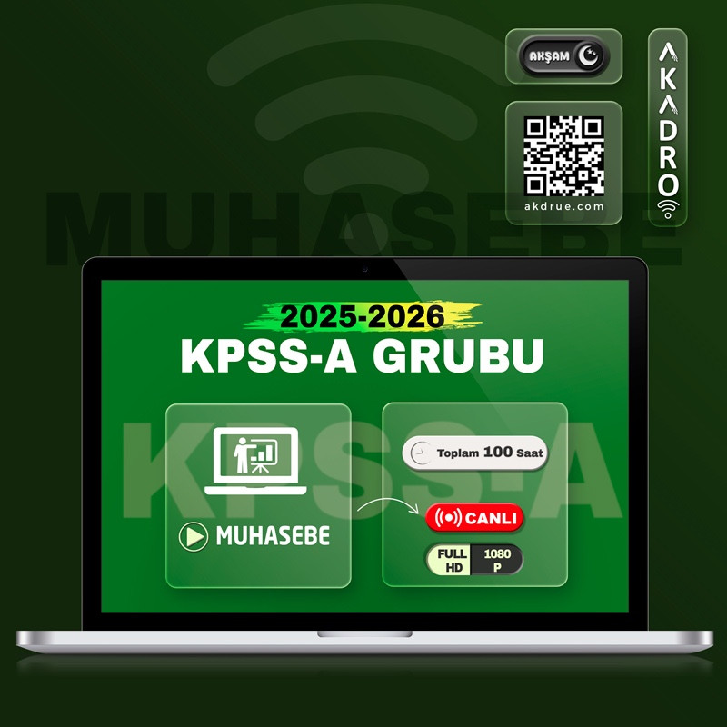 2026 KPSS Muhasebe Canlı Eğitim Paketi Akşam