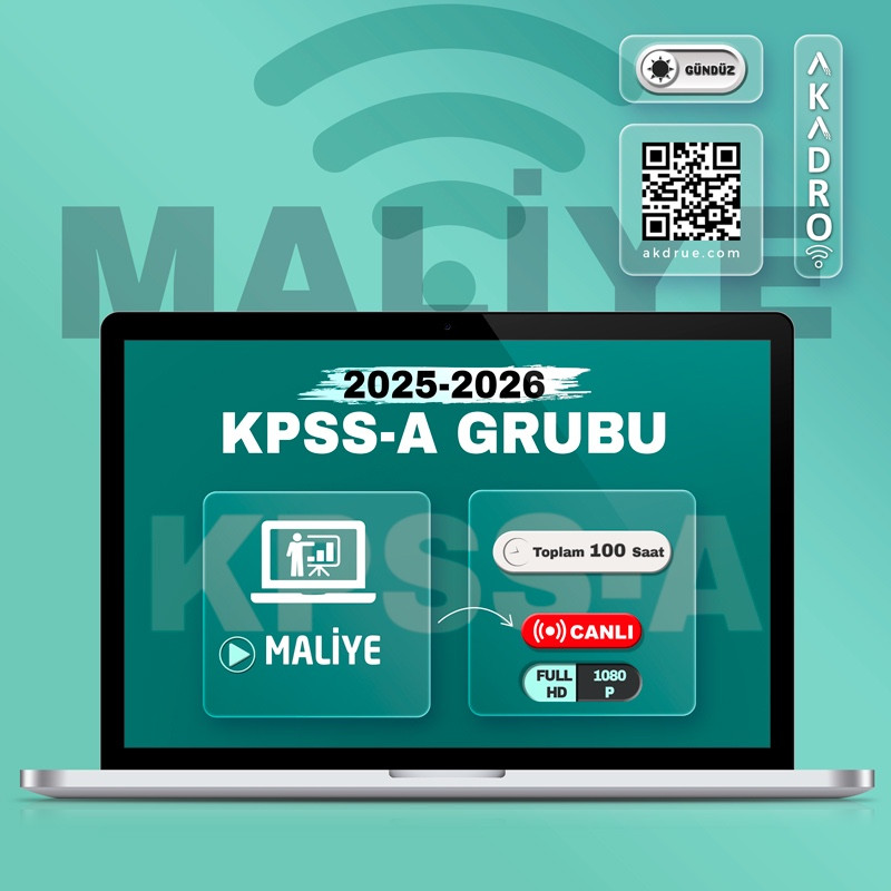 2026 KPSS Maliye Canlı Eğitim Paketi Gündüz