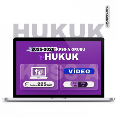 2026 KPSS Hukuk Video Eğitim Paketi