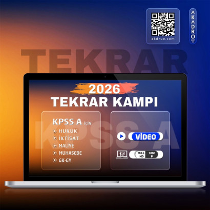 2026 Genel Tekrar ve Soru Çözüm Kampı Video Paketi