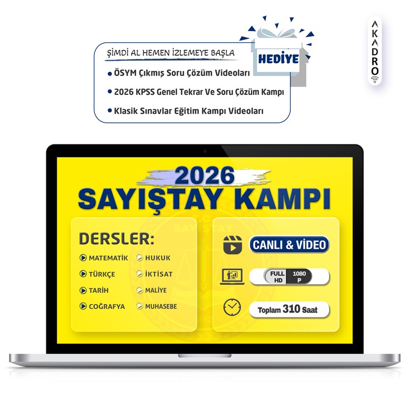 Sayıştay Denetçi Yardımcılığı Sınavına Hazırlık Kampı