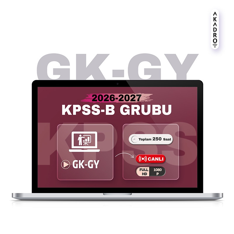 2027 KPSS GK/GY Canlı Eğitim Paketi