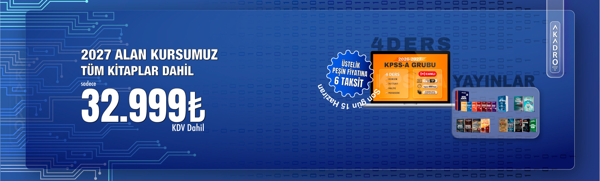 2027 KPSS-A Erken kayıt PC